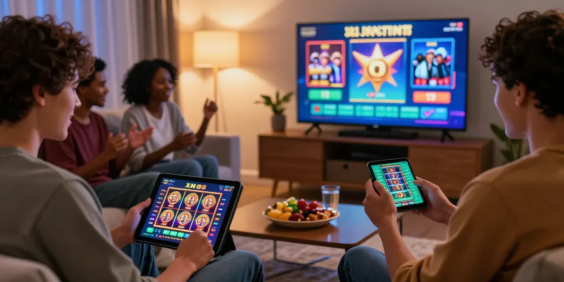Friends enjoying the XN 88 gaming experience in a cozy living room.